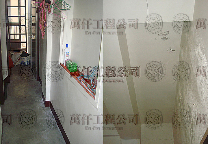 9/51 澎湖.馬公(顏公館)08 (一)2F通道只有70cm。(二)2F天花板漏水(後間)。