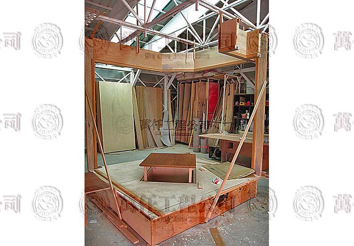 26/51 澎湖.馬公(顏公館)25 和室持續施工中(可見門櫃及和室桌)。