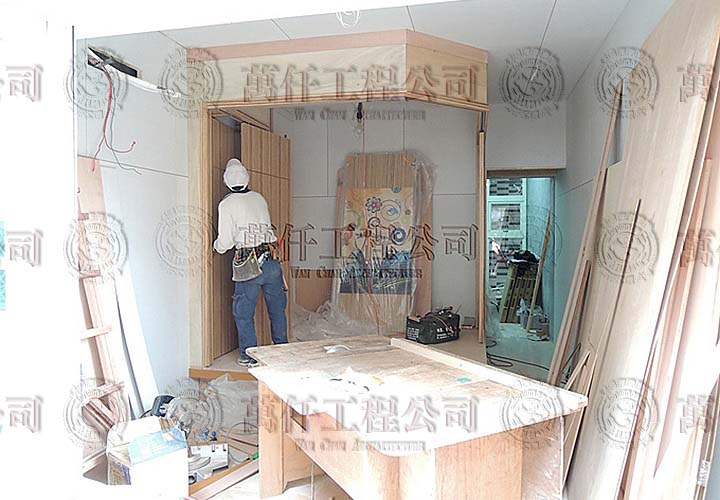 30/51 澎湖.馬公(顏公館)29 和室已船運至澎湖，由高雄去的一批匠師施作中(好像日本全能住宅改造王-台灣版)。