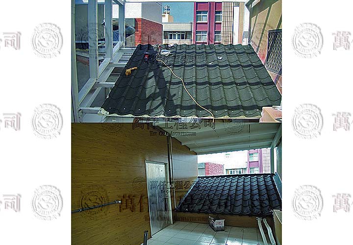 29/51 澎湖.馬公(顏公館)28 屋頂屋板施作中(水起來了!!!)