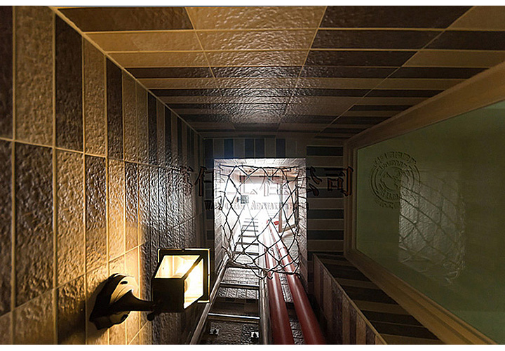 38/51 澎湖.馬公(顏公館)37 天井上拍圖(可見天光)光線引至一樓帶來無陰暗角好宅(業主很滿意!!!)。