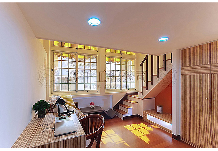 44/51 澎湖.馬公(顏公館)43 夕陽斜照的2F一景。