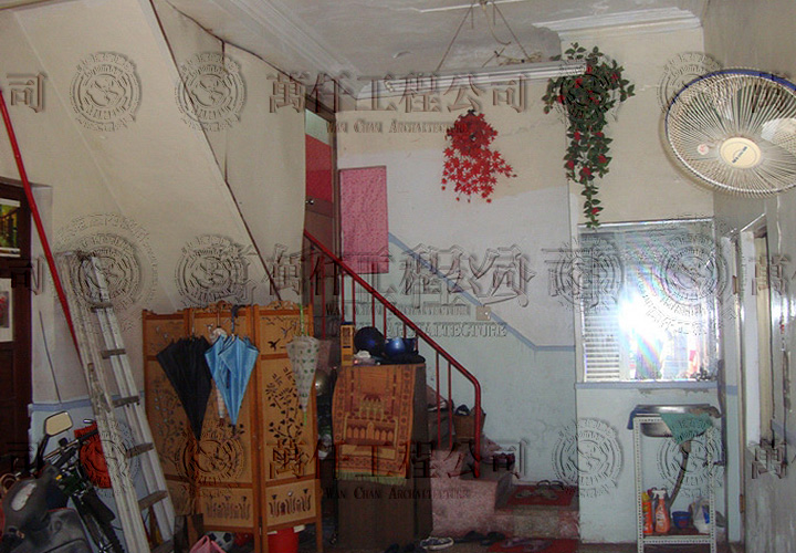 4/44 高雄.鼓山區(洪公館)03 一樓的樣貌與二樓的樣貌。(翻修前)