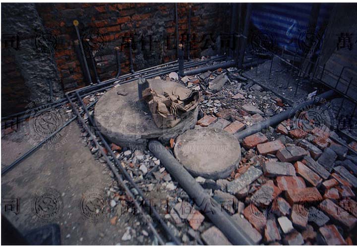 4/19 高雄.鼓山區(田、劉公館)03 重新設置的化糞池。